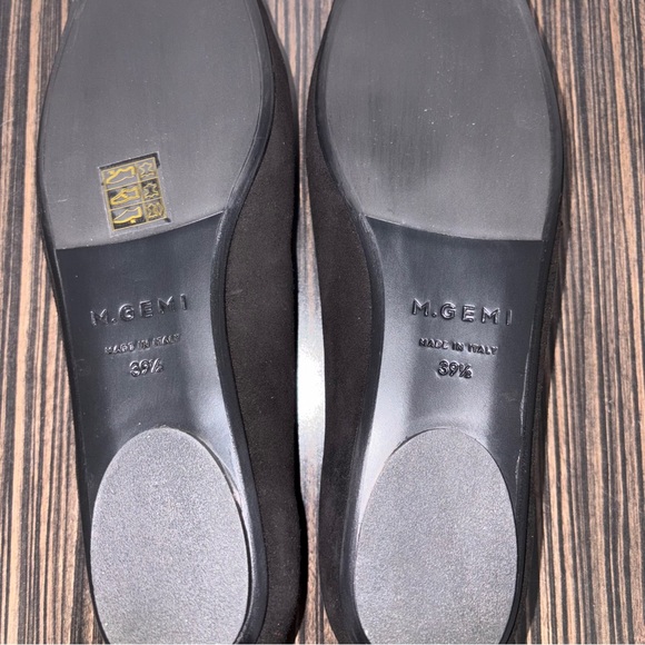 M. Gemi The Mina Women’s Loafer 39.5/US9 Black Suede Flats Made InItaly MSRP$348 - Picture 7 of 10